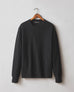 Men's Premium Slub Long Sleeve Crew Tee - Black